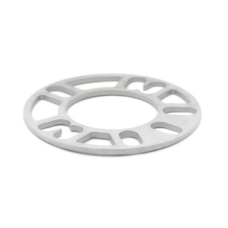 3/5/8/10mm Thickness Universal Aluminum Alloy 4 and 5 Lug Wheel Spacer for Automobiles