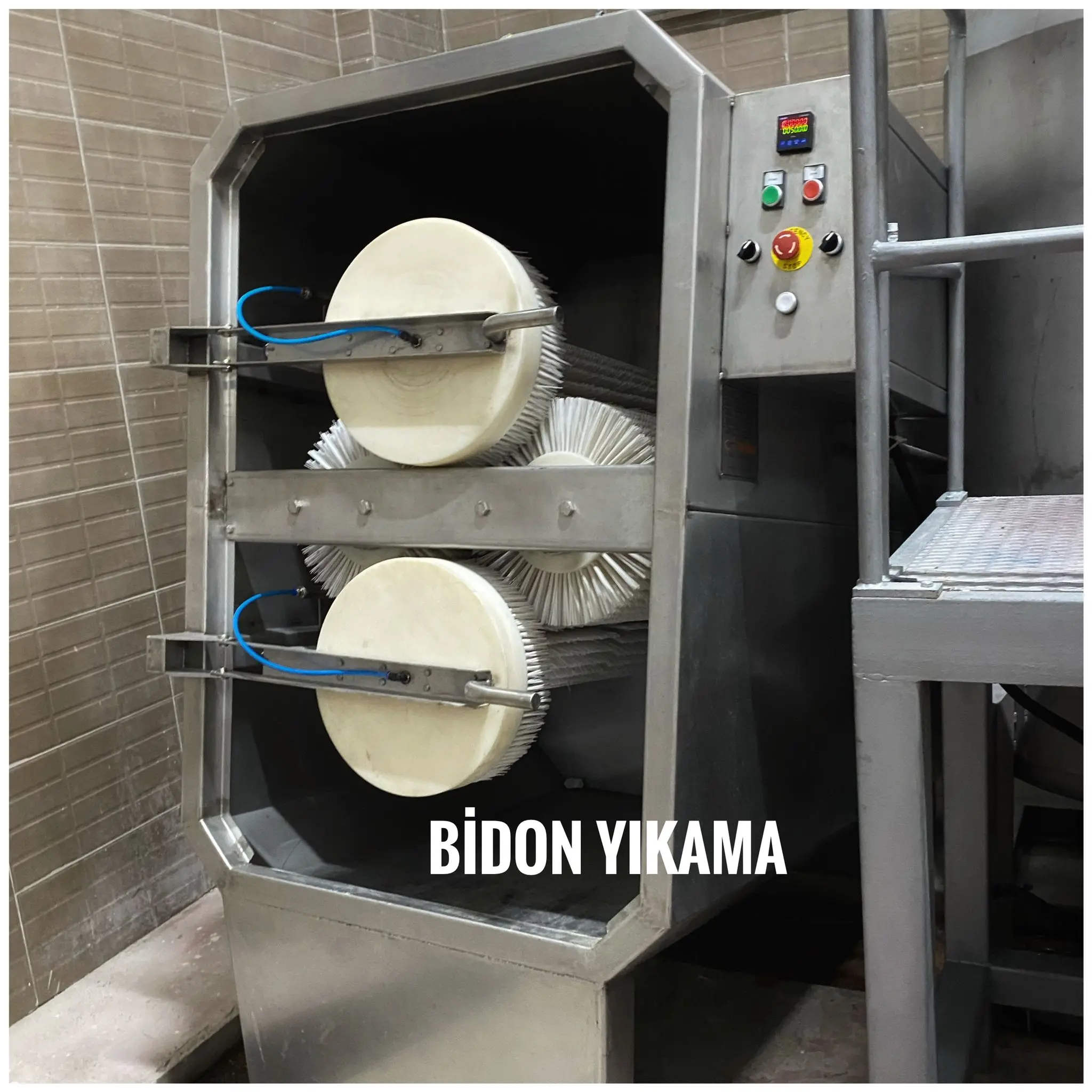 Dye Kitchen Drum Barrel Washing Machine 304 Stainless Steel 2 Years  Warranty