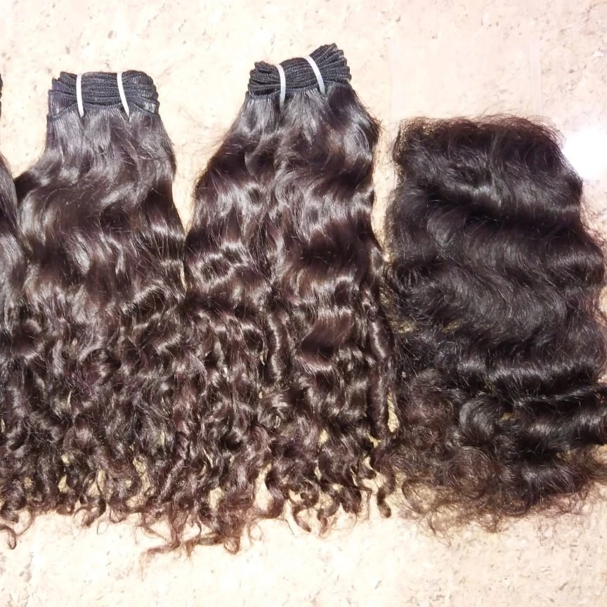 100% Высококачественные Натуральные индийские человеческие волосы remy из южноиндийских храмов
