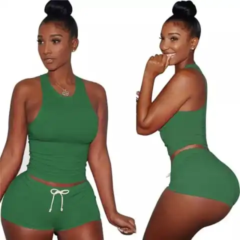 
2021 Party Wear And Sexy Dress 2 Pieces For Young Hot Girls With Logo Print Of Customers. 