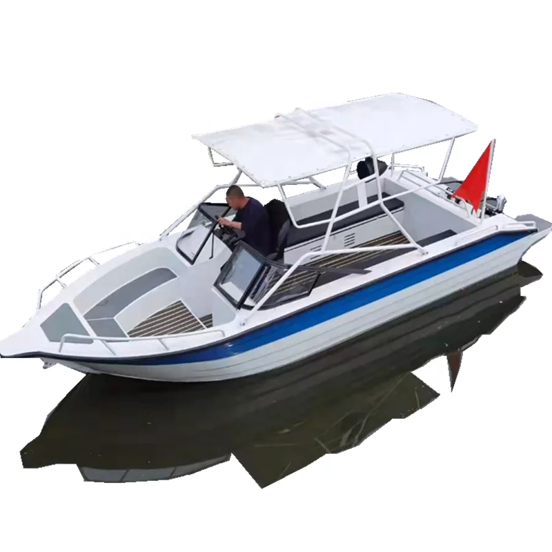 Adults Games Water Sport Equipment 19ft Small Yacht Aluminium Fishing Boat for Sale