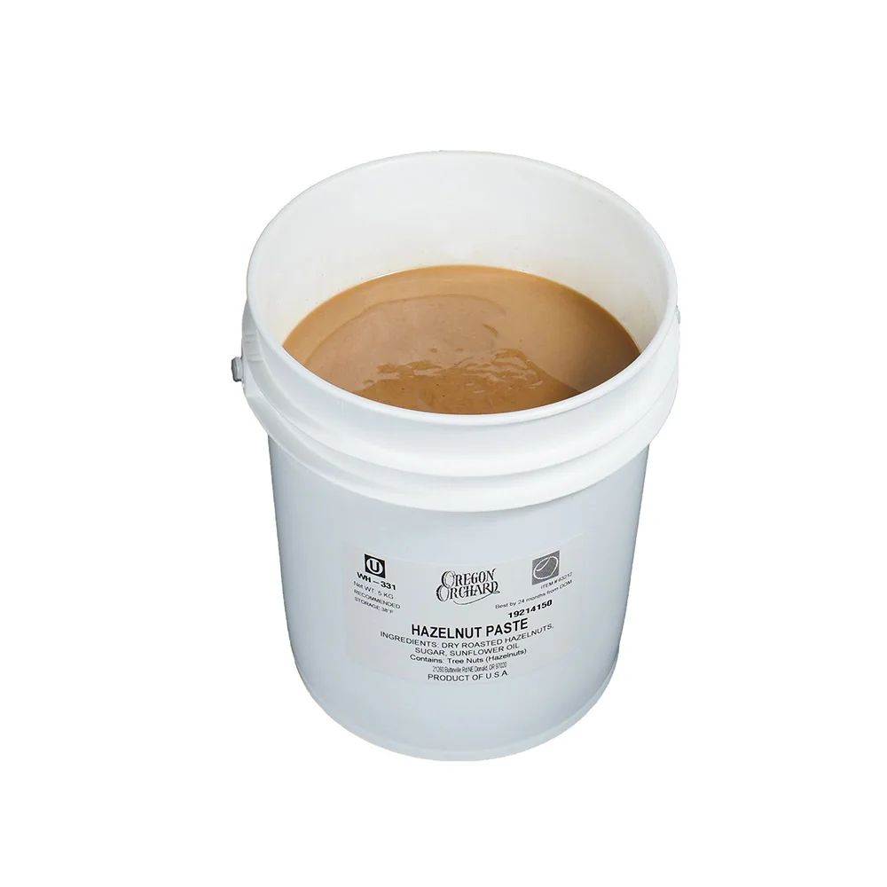 Hazelnut Paste Oregon Shelf Life 24 Months No. 1 Grade Kosher And Halal Certified 5kg Pail Premium Quality Kernel Nuts Paste