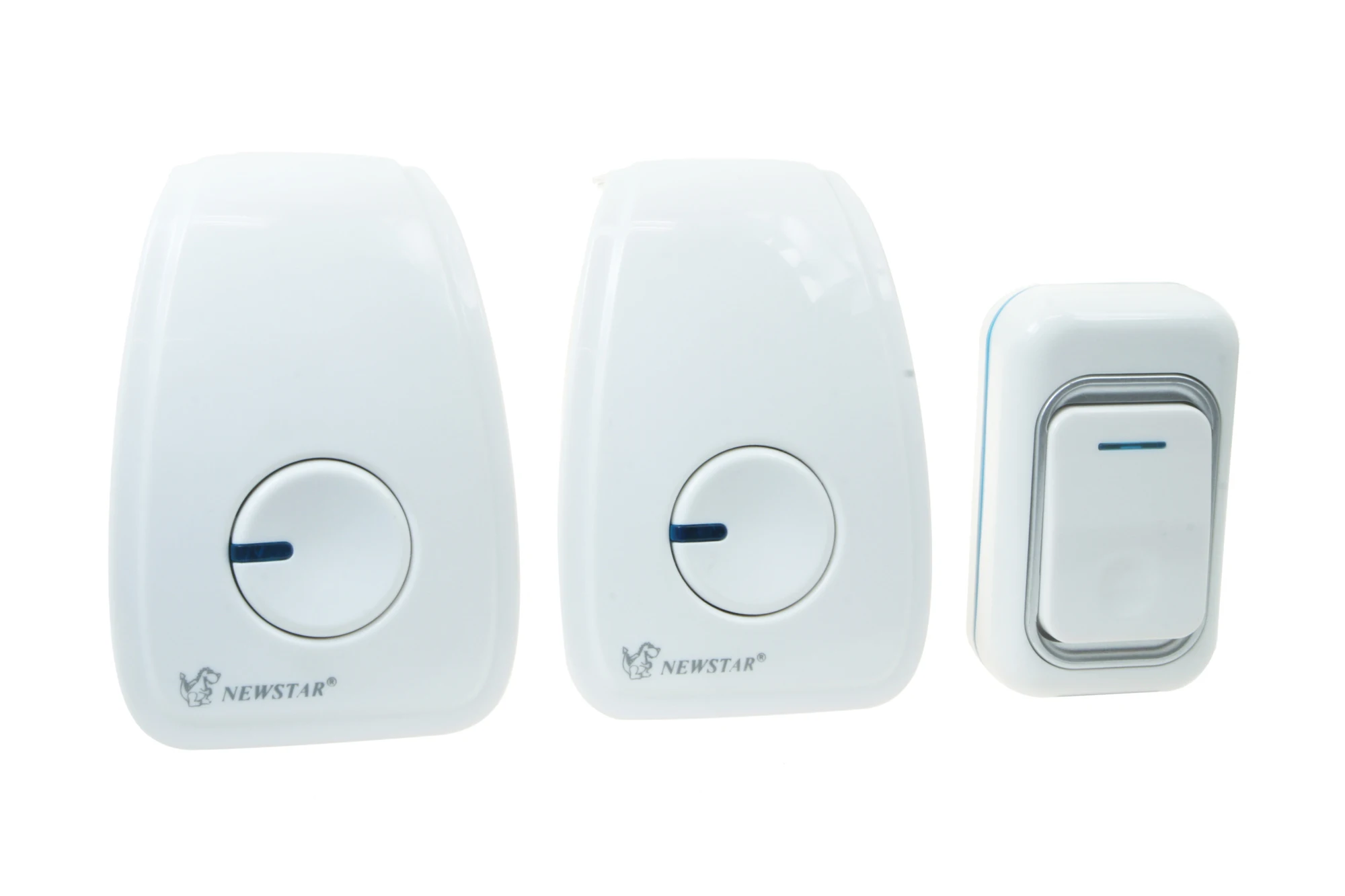 Newstar NWB-B2608/Вт (белый) водонепроницаемый беспроводной дверной звонок комплект с 2 сыпучий песок