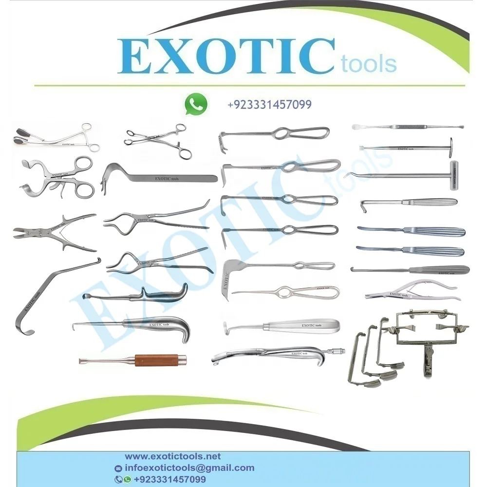 Maxillofacial Surgery Instruments Complete Set Of 29 Pieces and Sterilization Box Reasonable Price with Premium Quality
