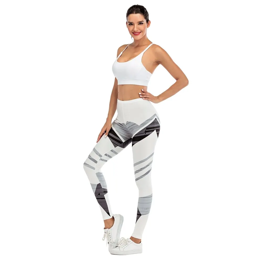 
Super high waisted leggings women active leggings with custom print and breathable fabric in Low price 