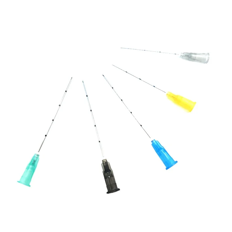 
Beauty Product China Manufacturer Sterilized Micro Tip Blunt Needle Cannula With Scale For Skin Care 