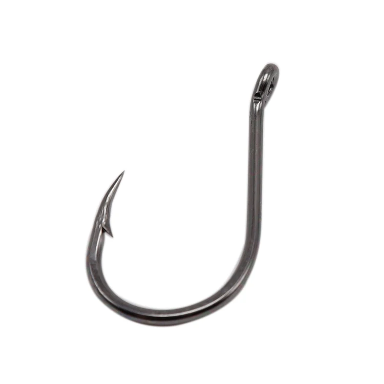  Factory High Carbon Steel Boxed Barbed Fishing Hooks Fish Box Hook With Circle
