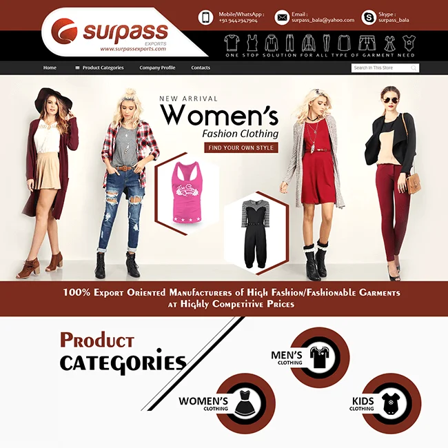 Herbal Products Alibaba Mini Website Design / Best Alibaba Minisite Design Services