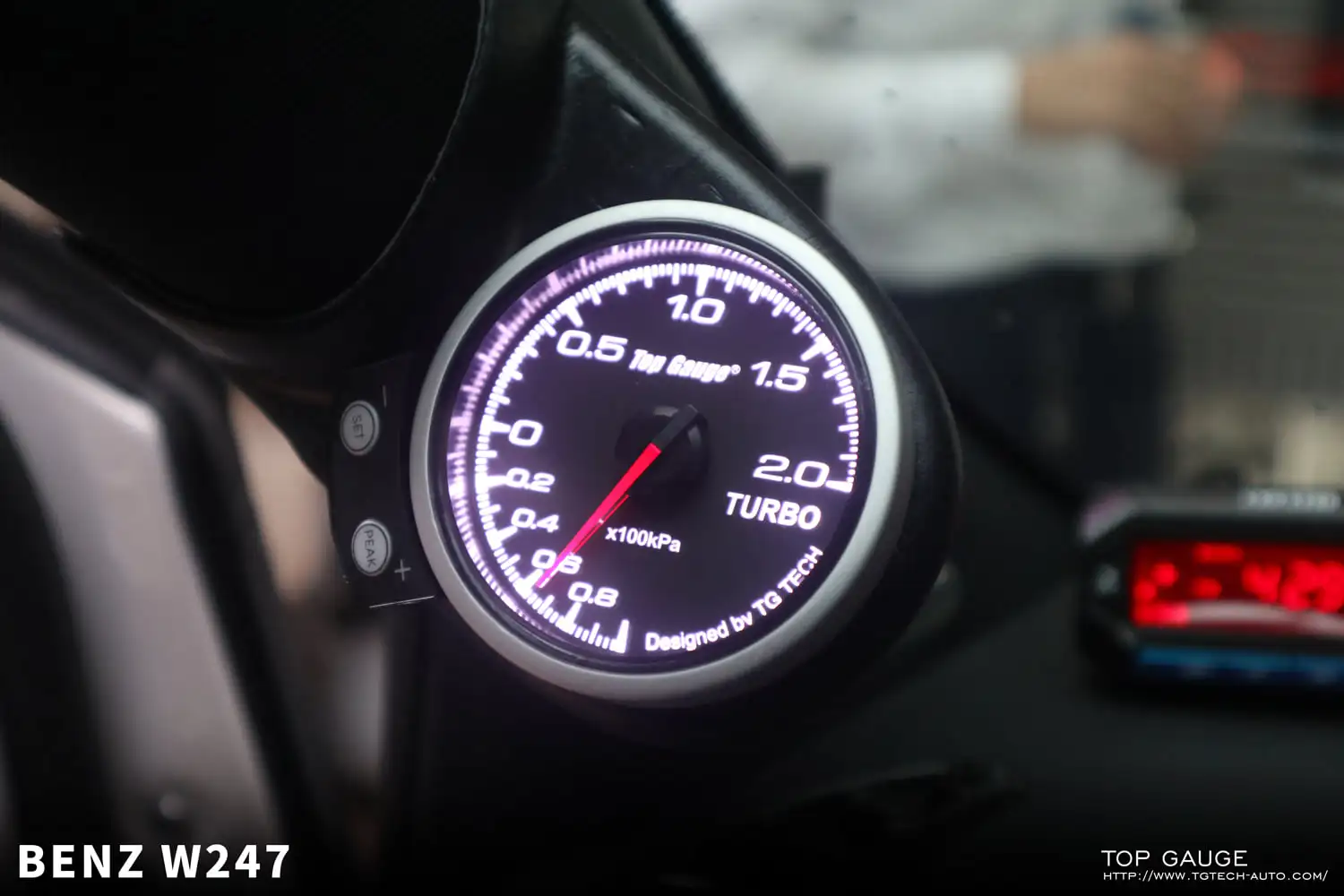 
52mm RHD A Pillar Gauge Pod compatible with Mercedes Benz B Class W247 B180 