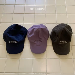DE MARVI Kids Toddler Casual lettering cap hats Korean Manufacturer MADE IN KOREA