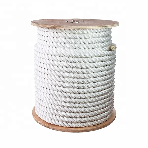 Wholesale Hot Sell Eco Friendly Soft Woven Recycled Durable Braided Cotton Rope
