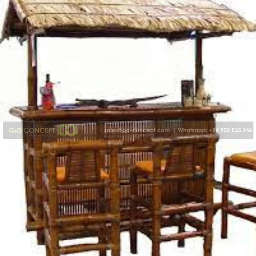 Wholesale Bamboo Tiki Bar Fair / Bamboo Tiki Bar Classic/ Supplier Bamboo Houses For Fairs