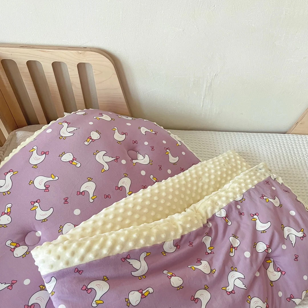 Double Sided Design kids soft bedroom quilts baby comforter quilt cover For Kids Babies Toddlers