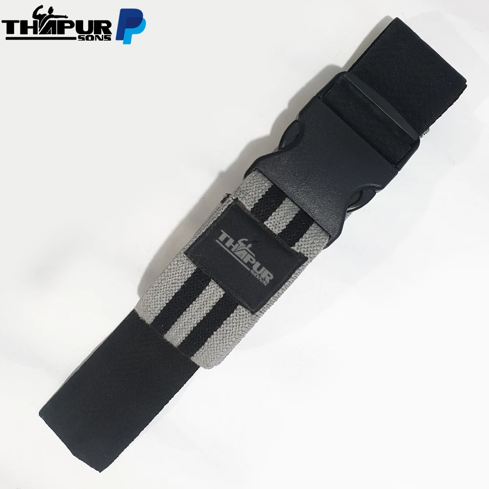 Custom Logo Gym Occlusion Arm Bands Heavy Resistance Fitness Loop Bands Made of Latex Cotton Blood Flow Restriction Leg Band