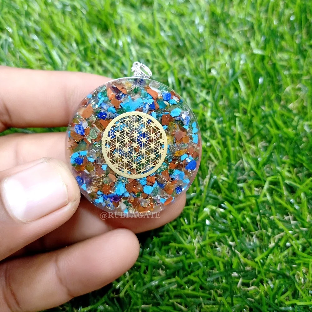 Гранат чакра ОРГОН кулон спокойствие страсть лечение камень рейки хрустальное ожерелье