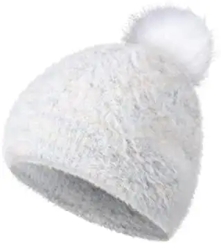 Fashion Fabbit Fur Soft Warm Fluffy Winter Hat for Women Angora Knitted Hat Skullies Beanies Female Bonnet-Cap