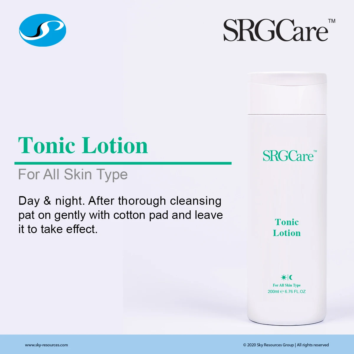 Award Winning Tonic Lotion Facial Toner No Alcohol	with Moisturizing Hydrating and Soothing effect	for sensitive skin