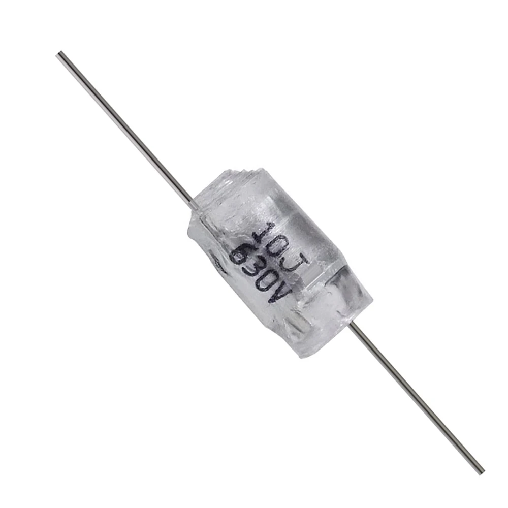 Axial Stroflex Polystyrene Film Capacitor 10PF 100V 5% for Vacuum tube microphone application PSA/PSR