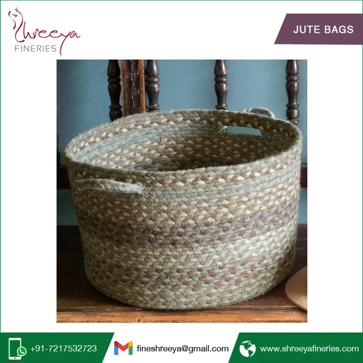  Экологичная джутовая натуральная большая сумка-тоут для покупки продуктов