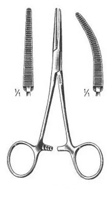 Artery Forceps Medical Surgical Instruments Mosquito Forceps Curved Hemostatic Crile Artery Forceps