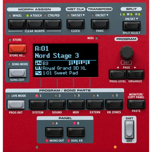 Клавиатура New Nord Stage 3 с 88 клавишами и утяжеленным