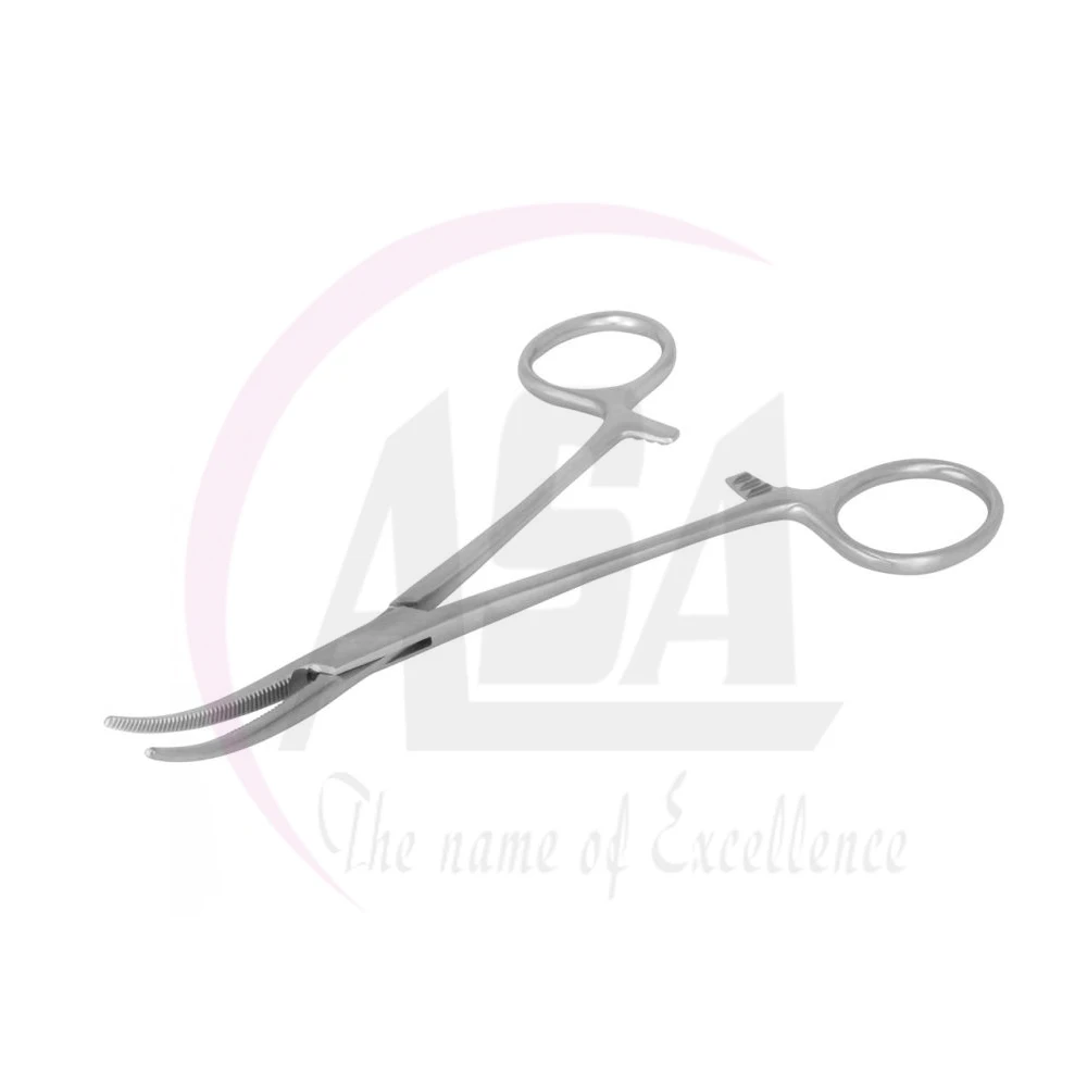 Surgical Instruments Straight And Curved  Crile Hemostat Forceps Straight Locking Handle
