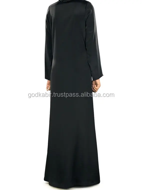 Evening party Wear,Embroidered Fathima Black Abaya/ Muslim Hijab Clothing/Elegant Islamic Clothing Burka/Formal