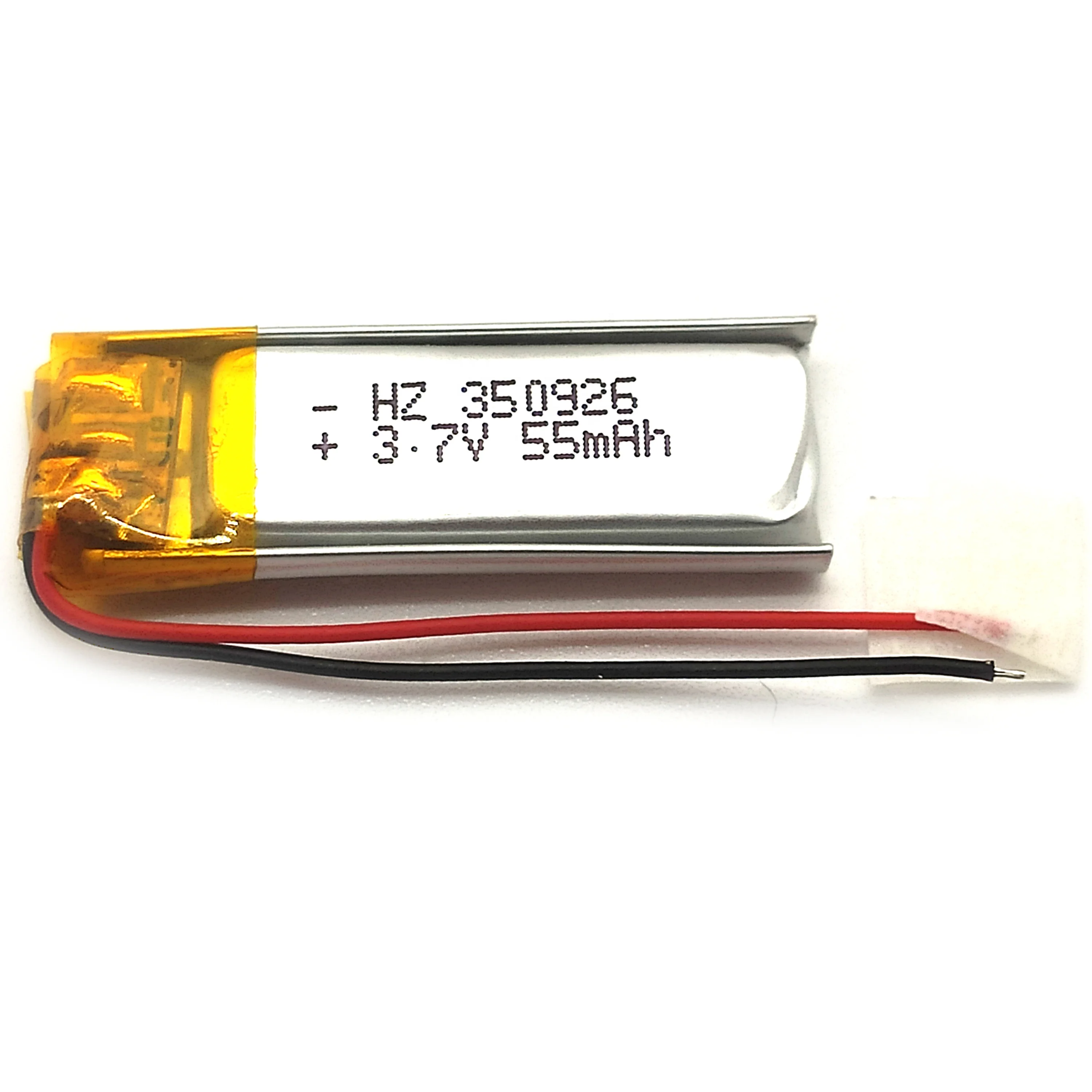 High Quality 360926 3.7v 55mah 350926 Polymer Lithium Ion Battery