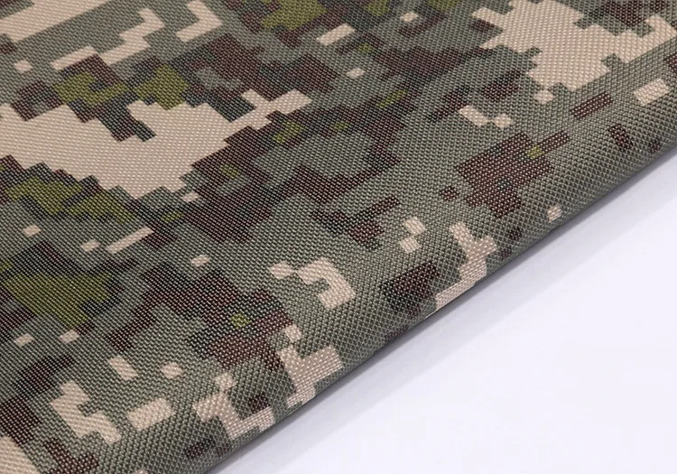 600D Camouflage Blackout Oxford Fabric for Tents