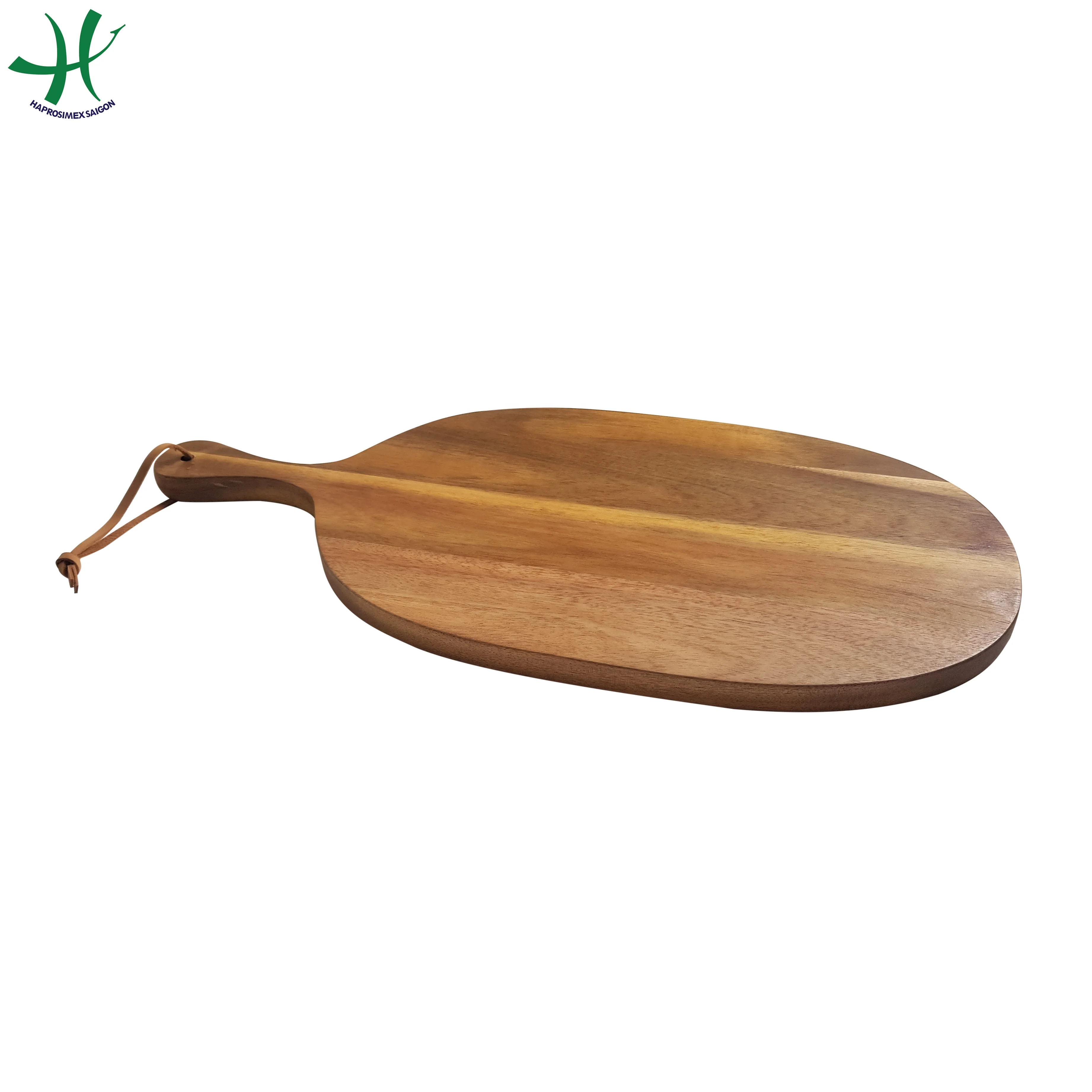 Kitchen round wooden cutting board, acacica wooden large chopping board for kitchen accessories