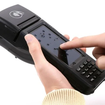 Интегрированный Мобильный POS-терминал с 3G считывателем штрих-кодов MSR Бесконтактный карточный принтер