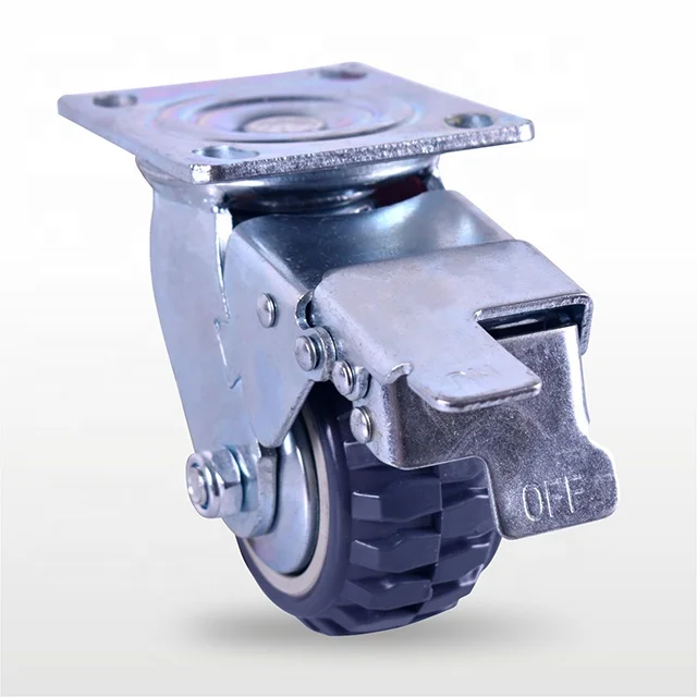 
100mm 4 Inch Industrial Cart Wheels for Swivel Locking Casters Heavy Duty Caster Wheels with Brake 