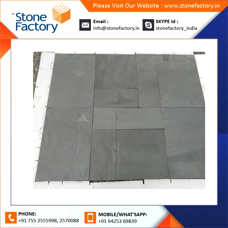 Premium Quality Natural Black Slate Patio Pack Tile Slate Buy At Wholesale Price