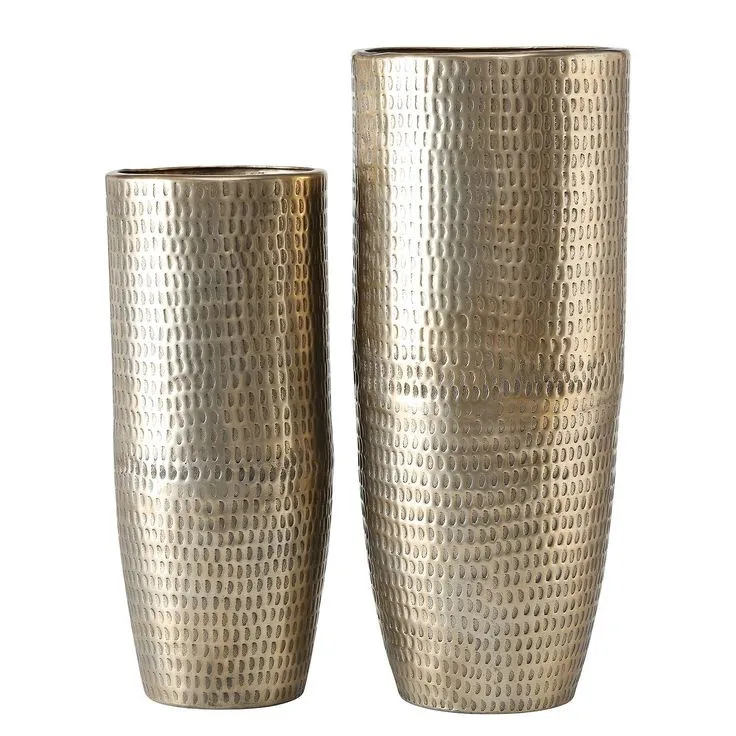Brass Copper Vases for hotels home bar handmade decorative wedding vases