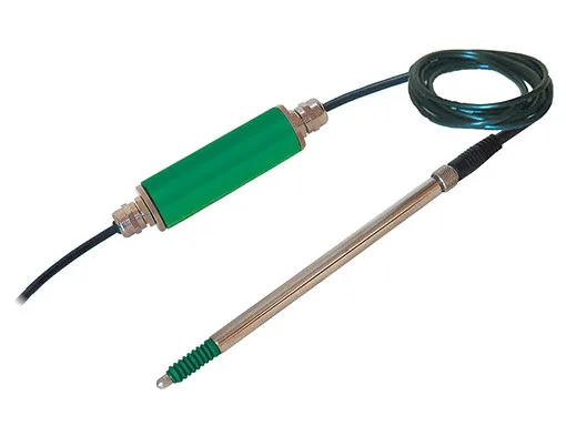 Small sensor with a diameter of only 8 mm, vibration-proof, wear resistant, internal IN-LINE amplifier, Output 0 ... 10 V