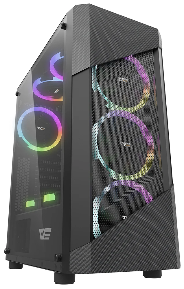 darkflash Pollux mesh panel PC gaming case computer hardware & software TKA