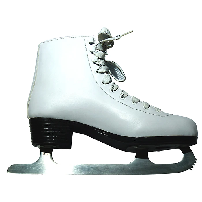 Customized cold-resistant  PVC Ice skating Figure ice skates with EN 15638 test Figure skate with Stainless steel blade
