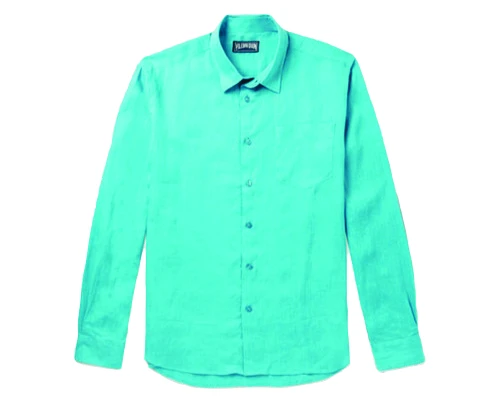 Устойчивые хлопковые мужские полосатые рубашки