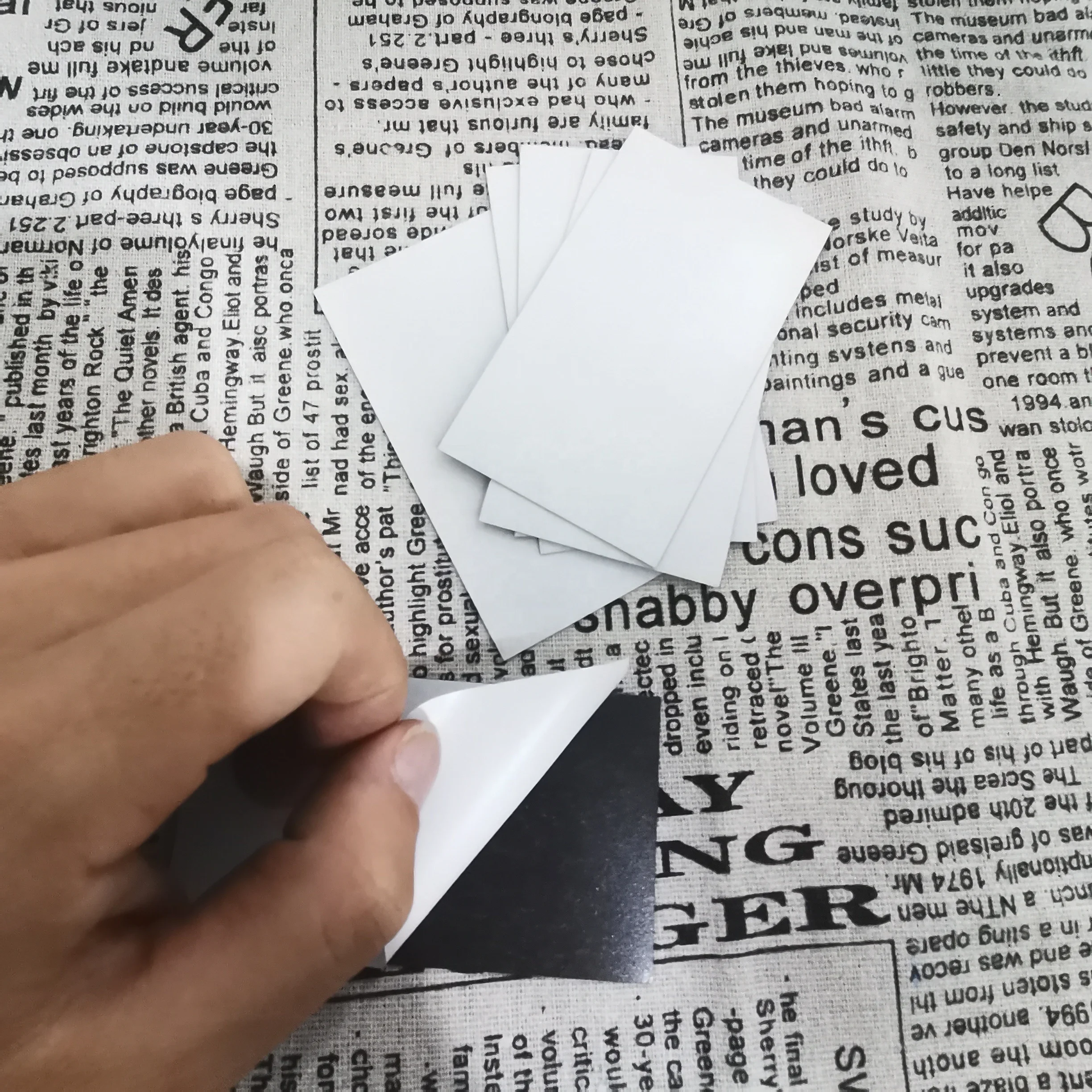  Магнитные листы Peel & Stick Гибкие визиток с самоклеящимися канцелярскими принадлежности резиновые пластиковые