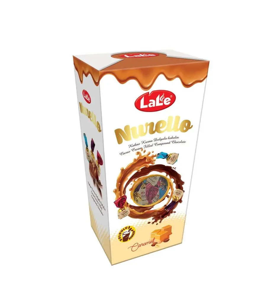 LALE NURELLO MILKY HAZELNUT COCOA CREAM FILLED  COMPOUND CHOCOLATE