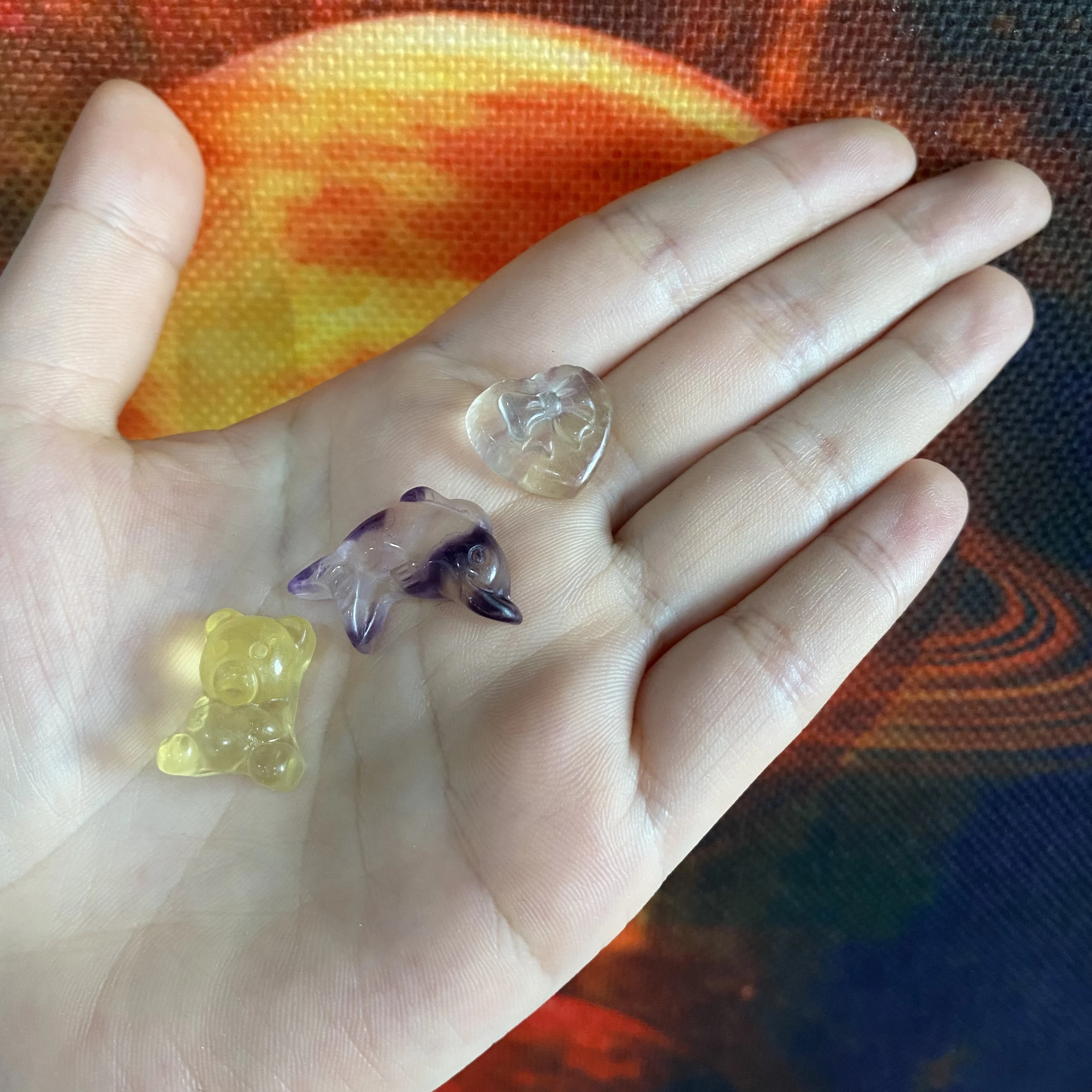 Wholesale Bulk Crystal Cartoon Character Fluorite Crystal Bulbasaur Pikachu Charizard Pokemon Carving