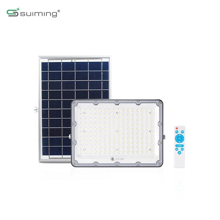 smart led flood ip66 waterproof 100w 200w 300w 400w  500w solar led flood light with sensors