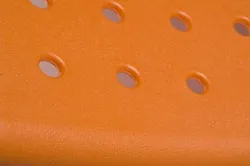 Taiwan stacking with tablet plastic cushion chair