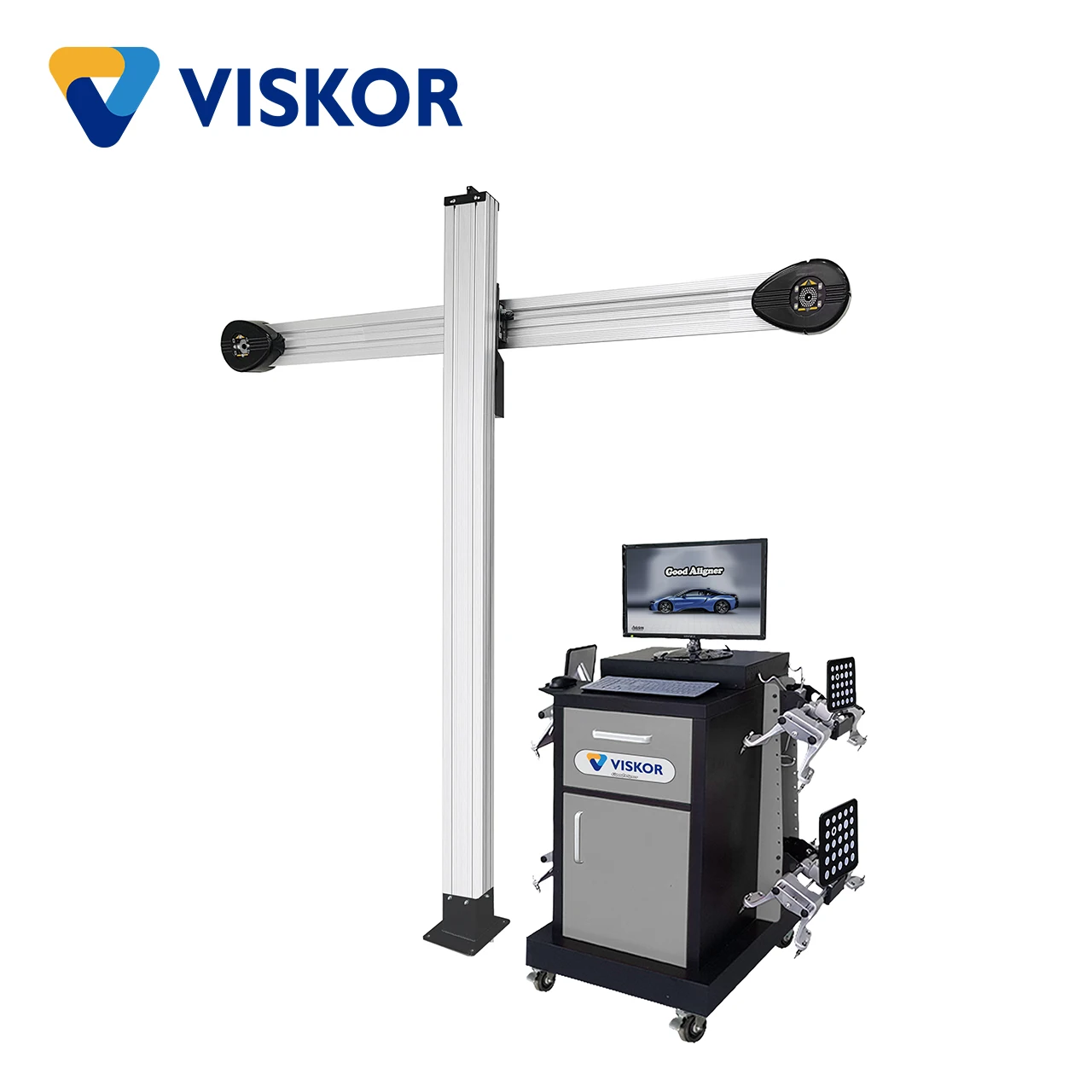 [VISKOR] 3D Wheel Alignment Machine_ Automatic Target Tracking_ Made in KOREA