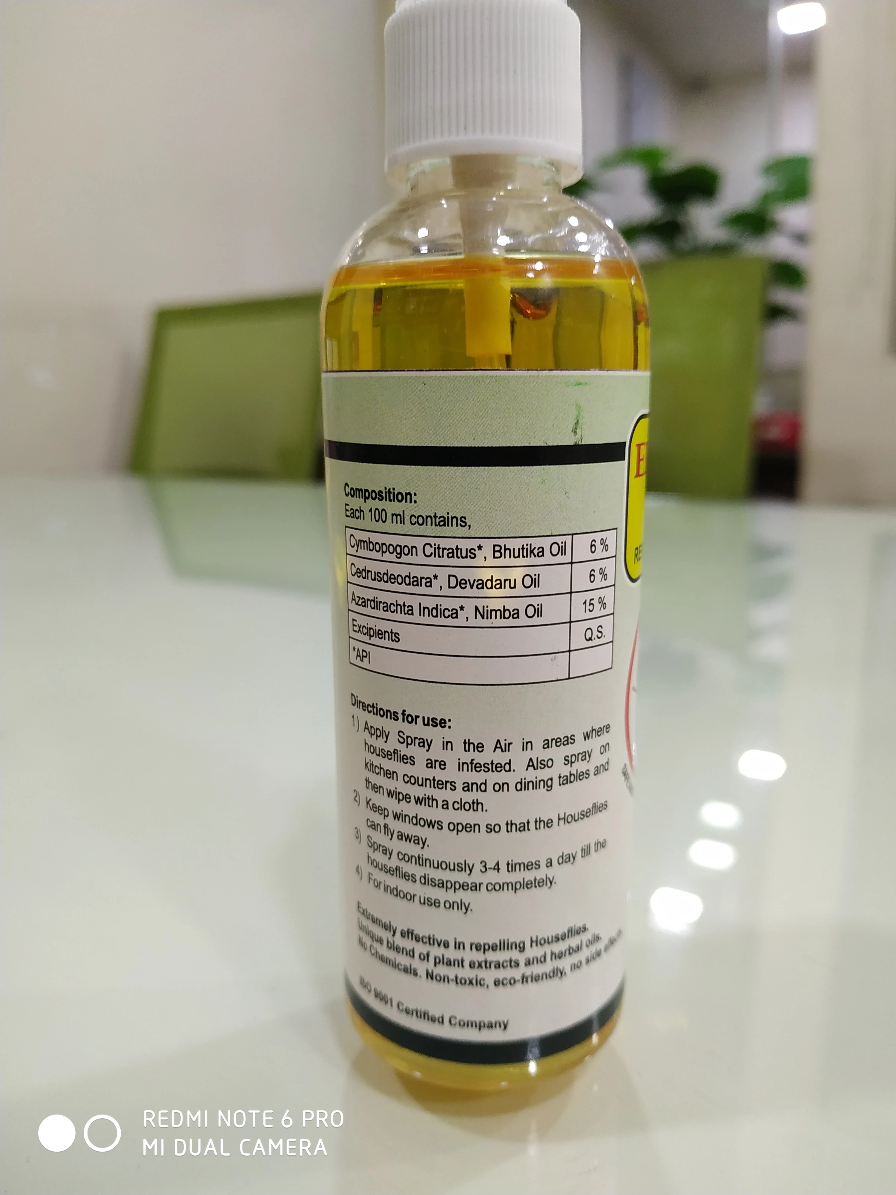 
Ekayur Herbal housefly repellent spray 