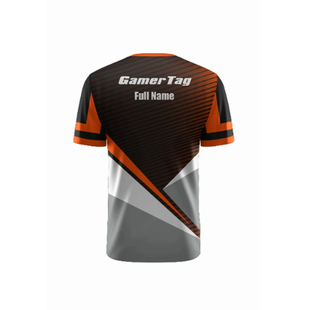 High Quality sublimation printed Free design Esports gaming jersey/shirts with Low Moq