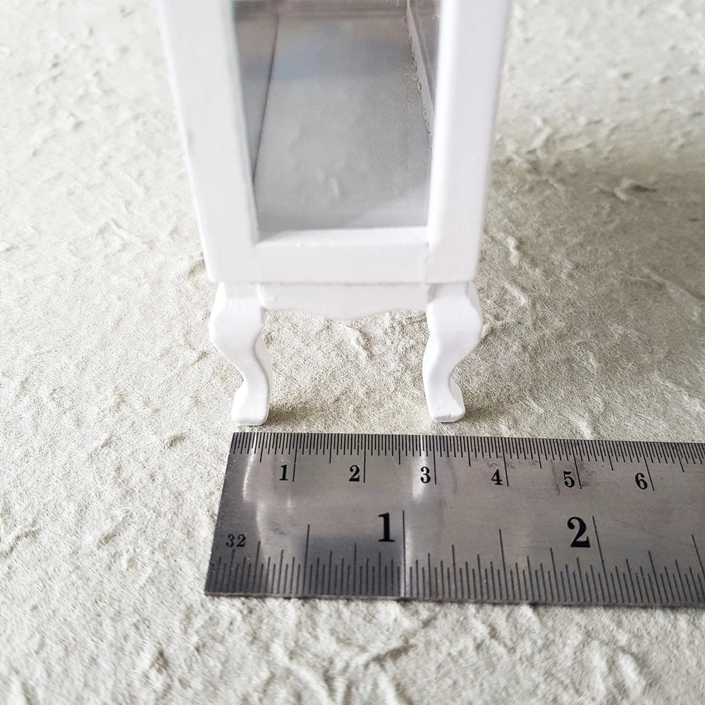 Миниатюрная мебель для кукольного домика 1:12 деревянная витрина шкаф