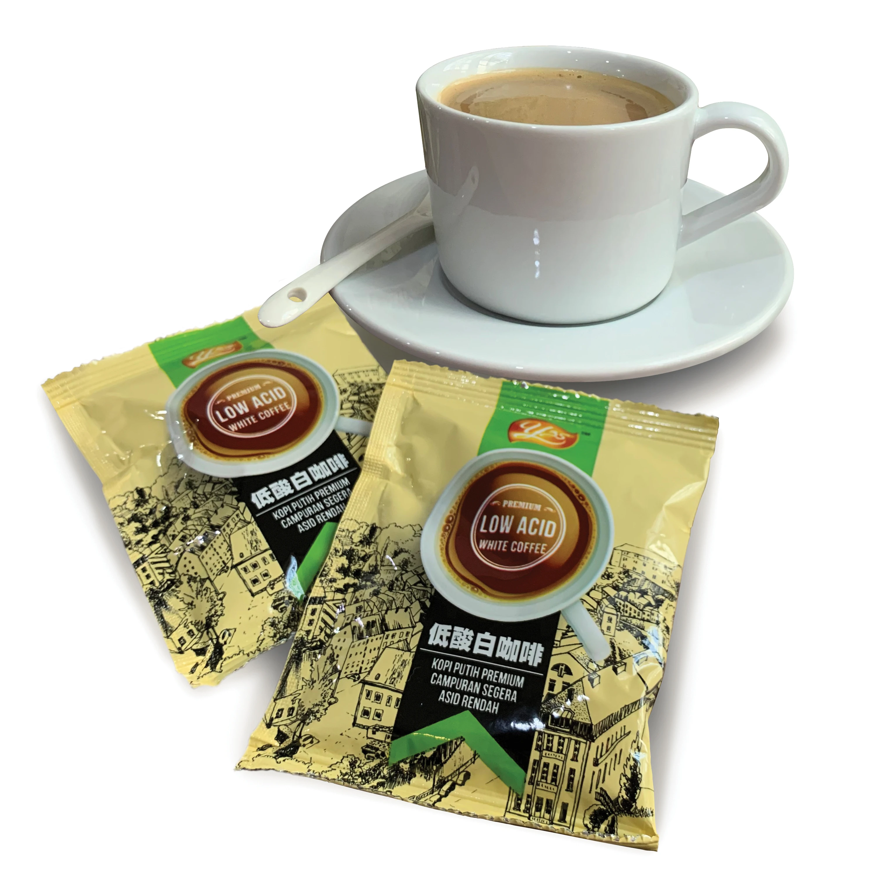 
 Кофейная картонная коробка Малайзия низкокислотный белый растворимый кофе халяльный класс 8,64 кг нормальный срок годности 18 месяцев  