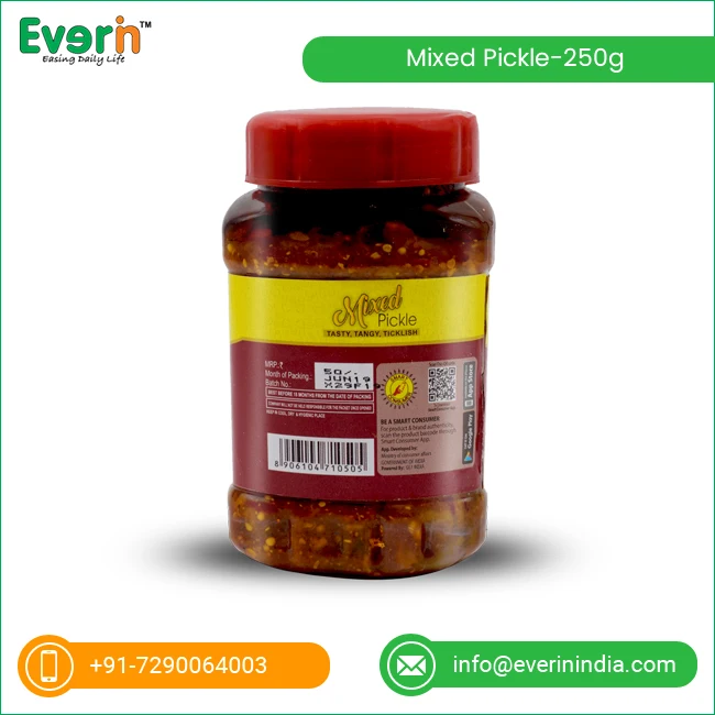 
Manufacturer of Mixed Vegetable Pickle 250 g 