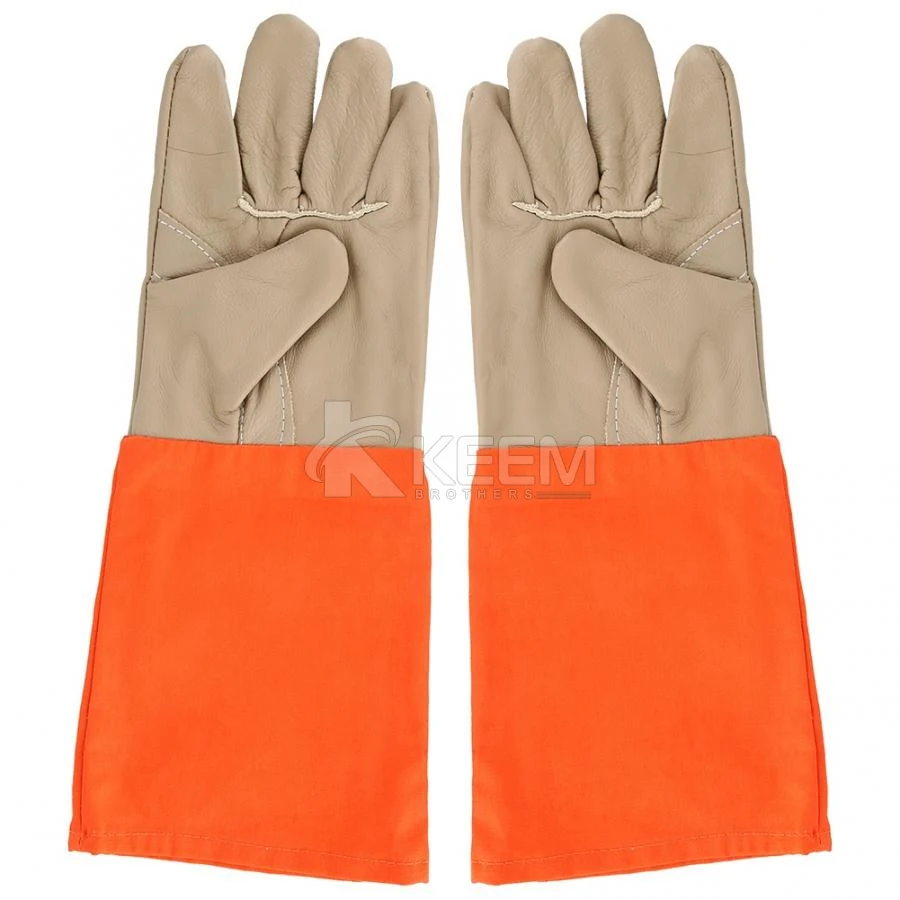 Heat Resistance Gloves Artificial Leather Wear Resistant Inflaming Retarding Fireproof Forest Fire-Fighting Protection gloves